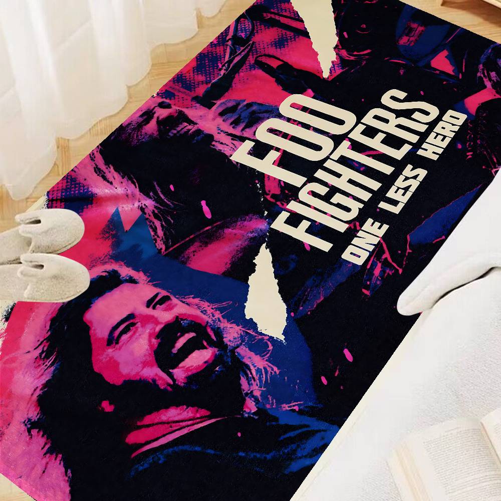 Klassische Rockband F-Foo F-Fighters Fußmatte Retro Mehrfachauswahl Wohnzimmer Küchenteppich Rutschfest Moderne Heimdekoration