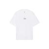 Li Ning T Shirts Unisex White Crew Neck Moderate Straight Fit AHSS911-1