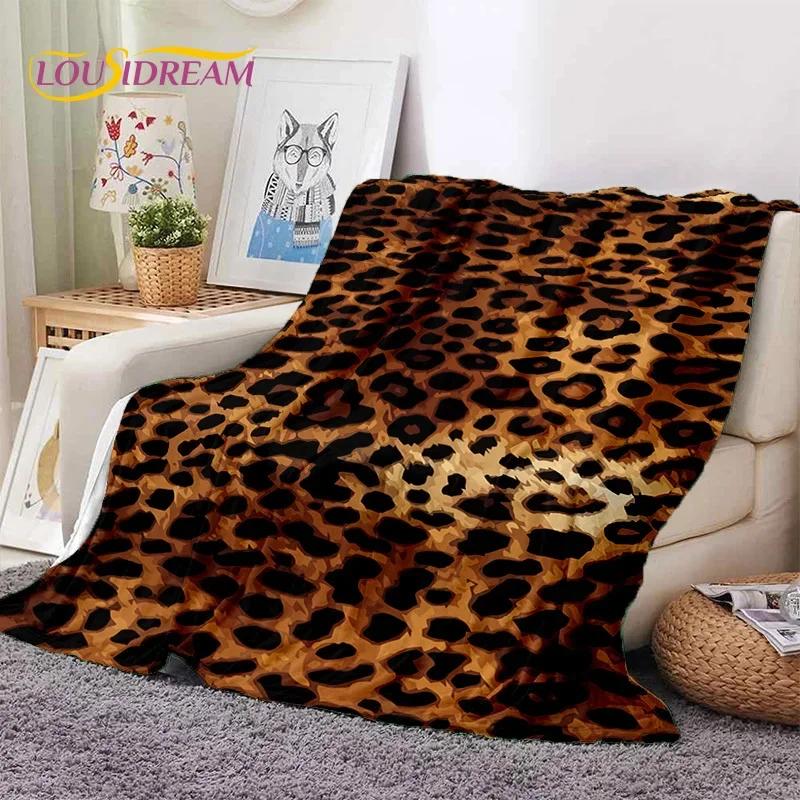 3D Colorful Zebra Stripe Leopard Tiger Soft Flannel Blanket for Bed Bedroom Sofa Picnic,Throw Blanket for Cover Outdoor Nap Gift