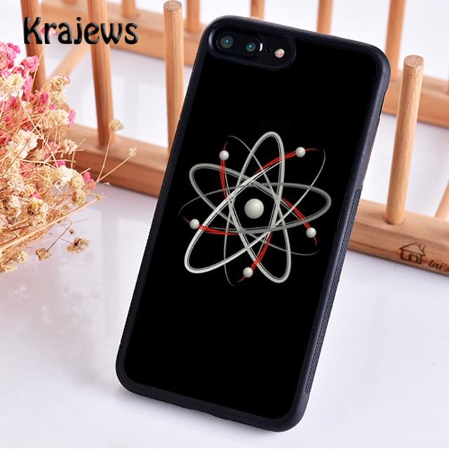Krajews Atom Chemistry Science Design Phone Case For iPhone 17 Air 16 15 14 Plus 11 12 13 Pro Max Coque Shell Fundas