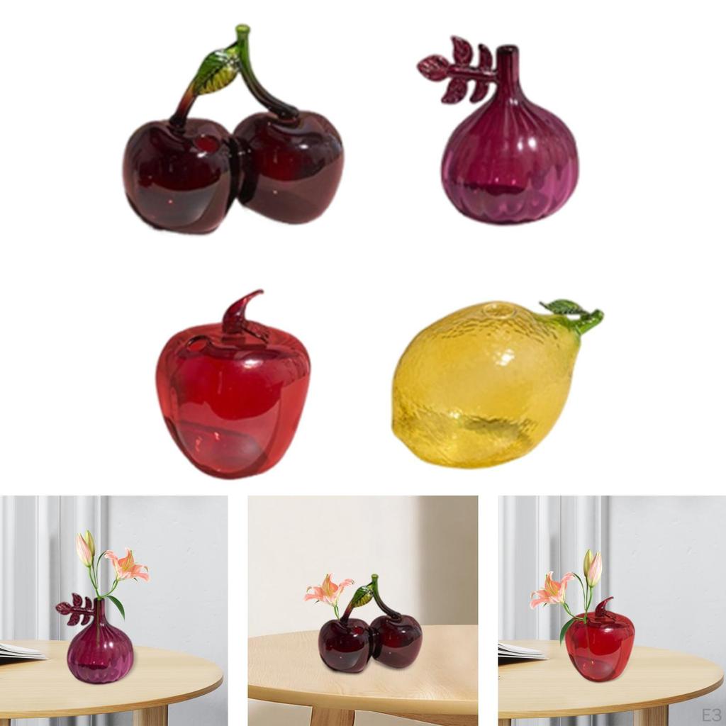 Flower Vase Plant Pot Empty Glass Diffuser Bottle Fruit Decorative for Bedroom