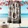 Spurs  Logo Print Beach Towel, Large Soft Quick Dry Towel for Beach Camping Swimming