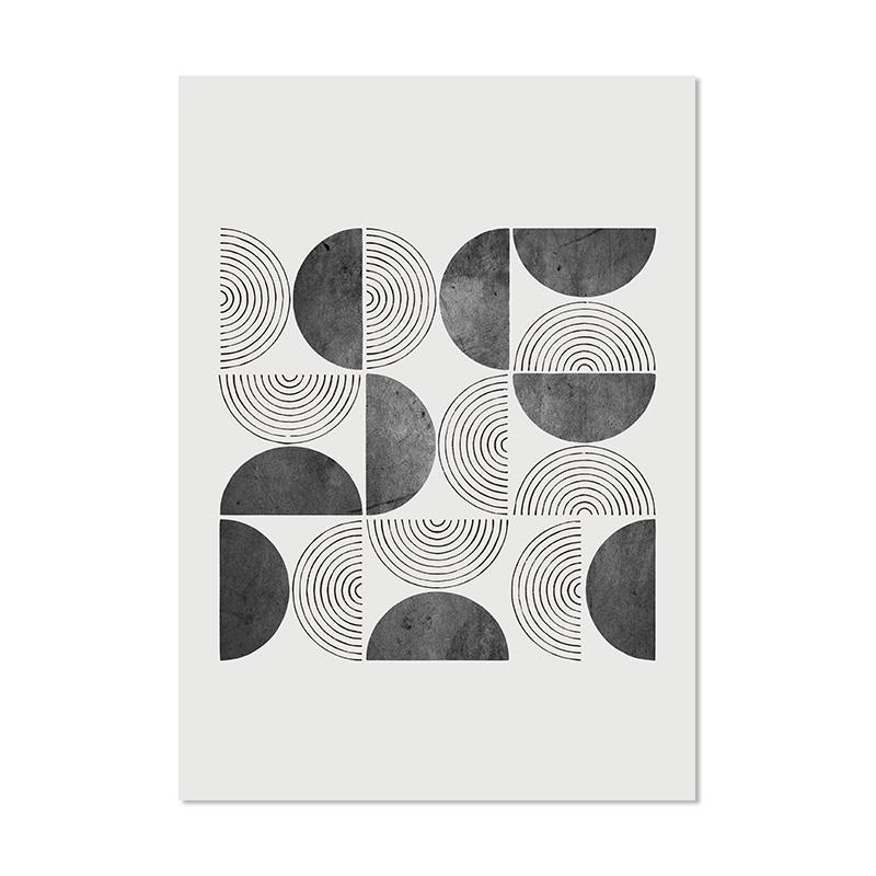 Bohemian Abstract Geometric Rainbow Line Posters Canvas Painting Wall Art Print Pictures Bedroom Living Room Interior Home Decor