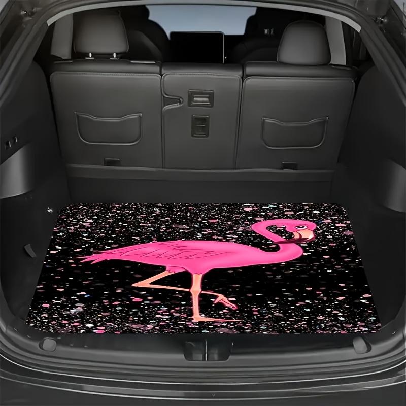 [Durable Car Trunk Liner] Durable Car Trunk Liner -Pink Flame Star Background Trunk Mat Car Trunk Liner - Durable Cargo Mat 75*100cm