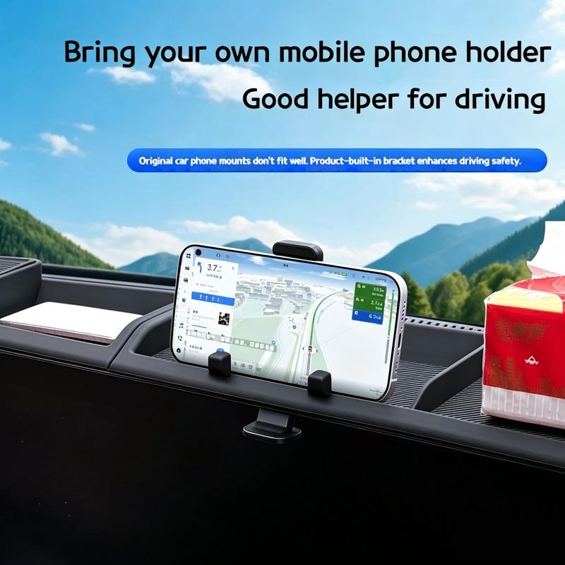 For BMW 5 series i5 G60 2024-2026 Car Third-generation screen rear ETC silicone storage box navigation interior accessory
