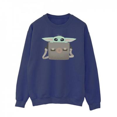 Erkek The Mandalorian Grogu Bagaj Sweatshirt