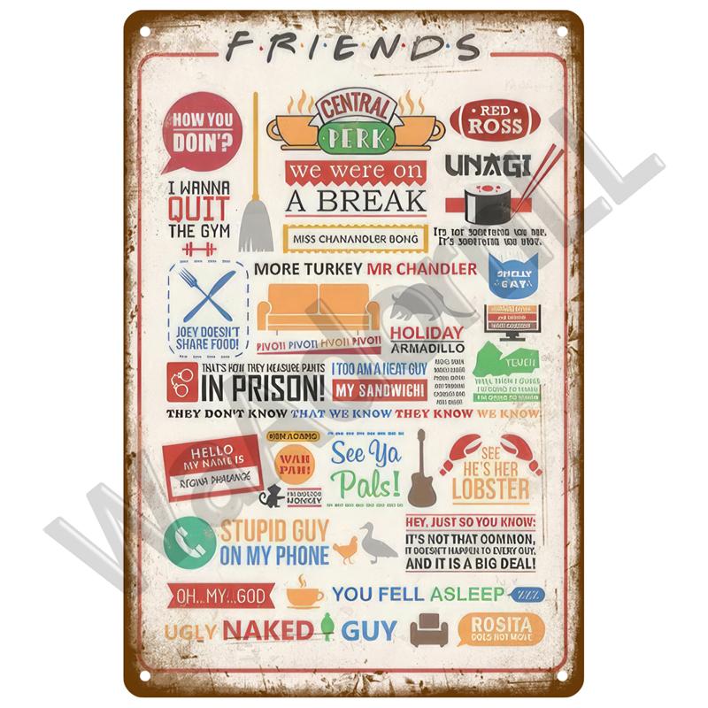 Metal Signs Vintage Cafe Signs Wall Decor Funny Posters Retro Plaques Painting Coffee Bar Sign Tin Signs Home Wall Decor Art