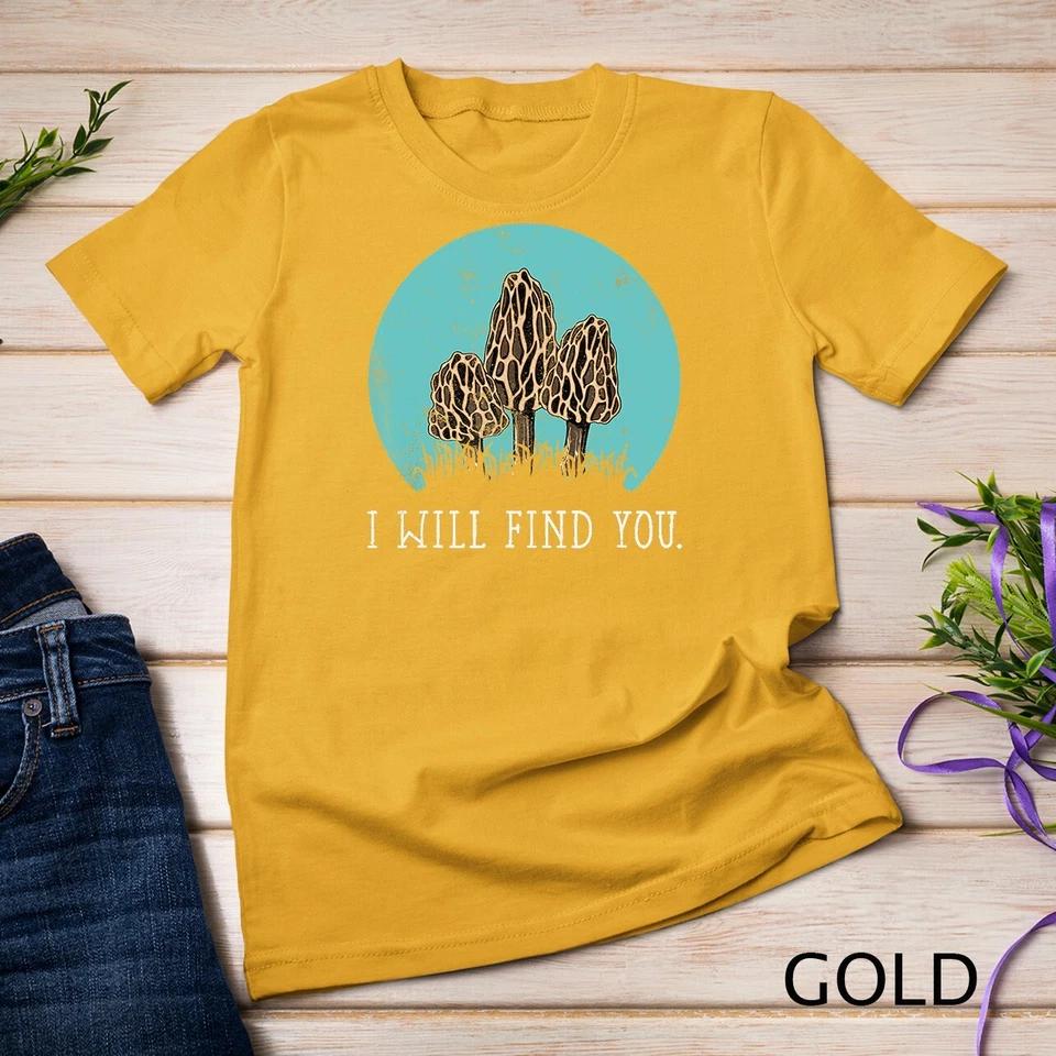 Hunting Morel Mushroom T-Shirt Unisex T-shirt 4 M