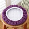 1pc Round Cushion, Home Decoration Round Stool Cover, Thickened Material, Simple and Easy To Clean, Can Be Used In All Seasons