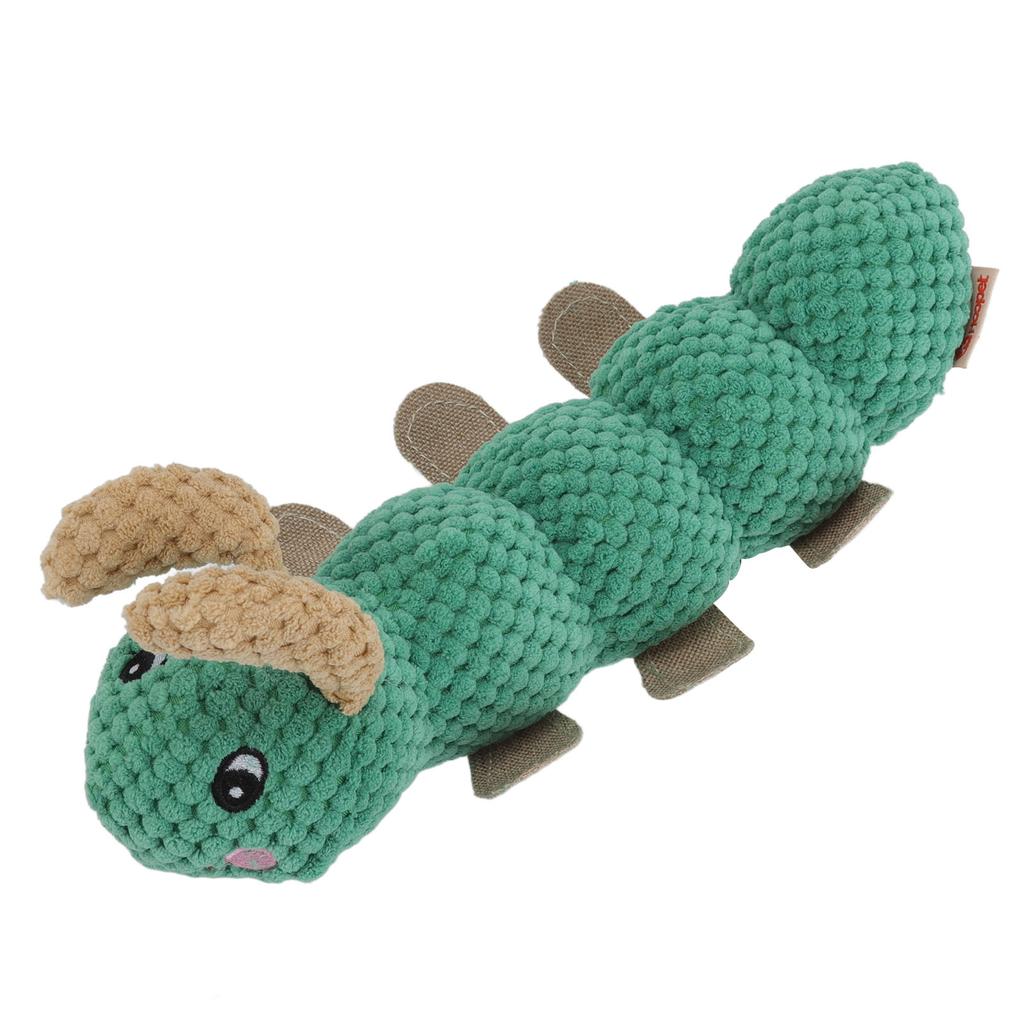 Dog Squeaky Toy Teeth Cleaning Gum Massage Cute Plush Puppy Chewing Toy for Small Medium Breeds