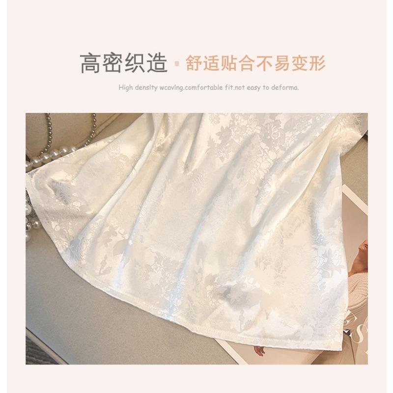 Plus Size Women Satin Camisole Top Solid Color Inner Wear Basic Tank Top