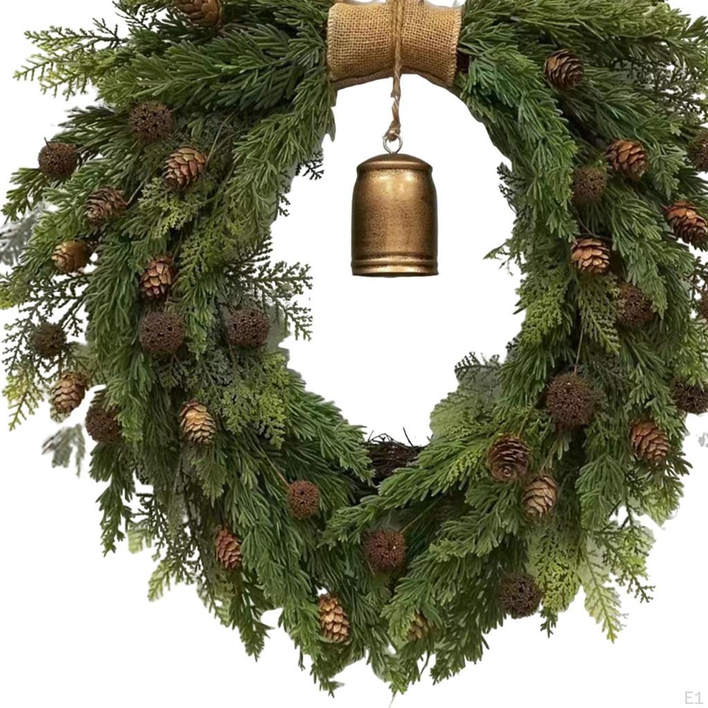 Konstgjord Krans Bohemisk för Ytterdörr Fest Vårdekorationer Utomhus Vägghängande Ornament