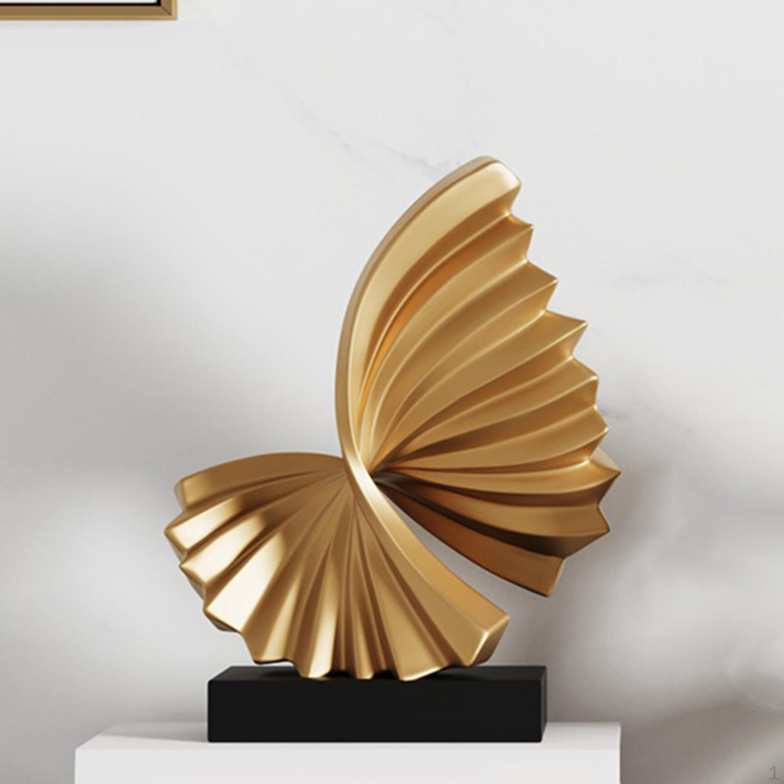 

Wave Resin Figurine - Contemporary Home Decor Accent Piece Style B