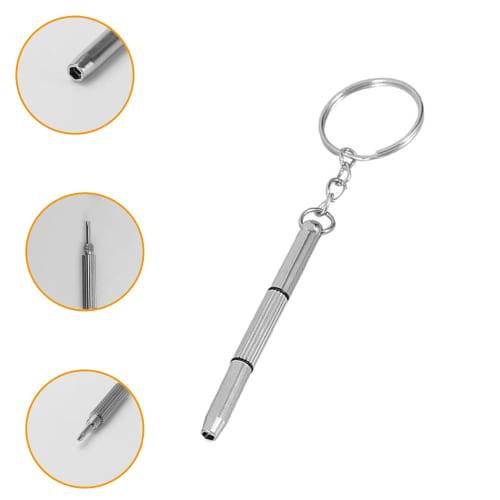 120-Piece Set of Eyeglass Screws with Mini Screwdriver, Eyeglass and Sunglass Screw Repair Tool Kit for Glasses and Watch Repair