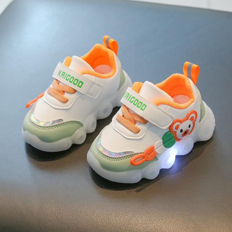 2025 Autumn Girl Baby Light Shoe Infant Soft Sole Walking Shoe for Baby Boy Baby Sport Shoe Casual Sneaker Tenis Masculino Tênis