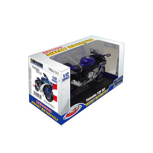DOYUSHA Diecast Motorcycle 1/12 Scale Yamaha YZF-R1 Blue Finished Product