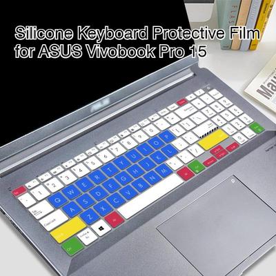 Folie Protectoare Silicon Tastatură pentru ASUS Vivobook Pro 15 Husa Tastatură pentru ASUS Vivobook Pro 15