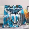 Custom Name,SS Lazio Printed Flannel Blanket, Soft Throw for Bedroom Sofa, Washable, Christmas Present, Great Gift.