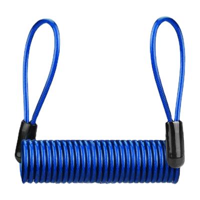 Helmet Lock Cable | Anti-theft Disc Lock Cable, Security Spring Safety Cable for Scooter