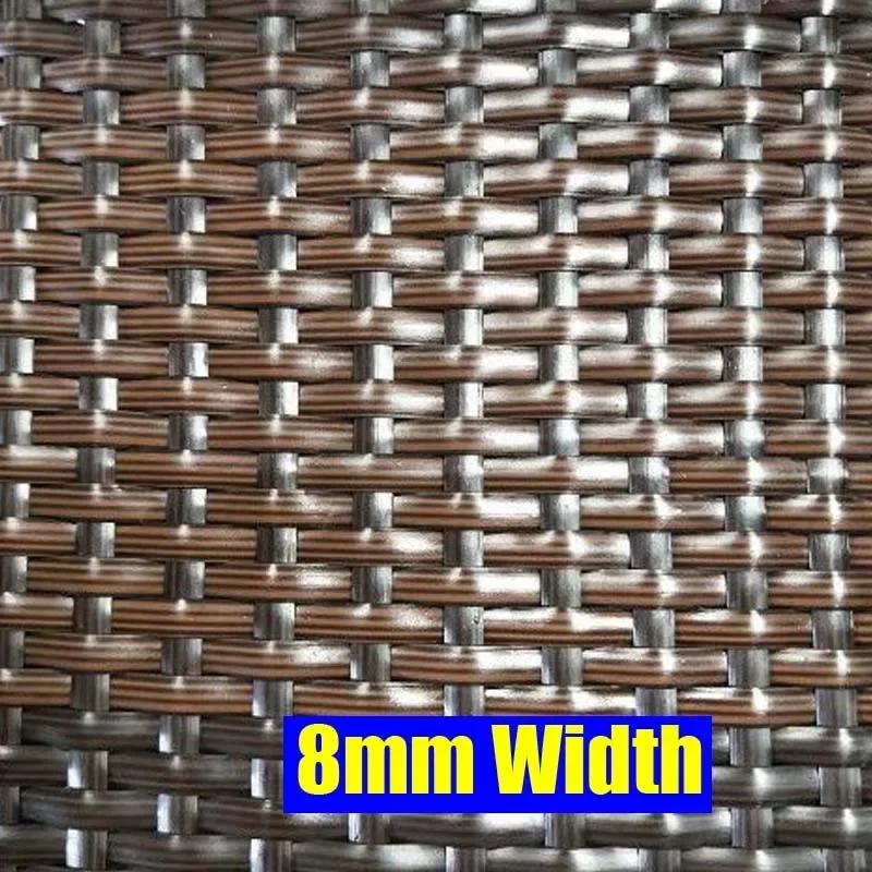 500g 31 Types Thicker Round/Flat PE Synthetic Rattan Material For Weaving Basket Chair Sofa Table Repair DIY Craft Plastic Rope