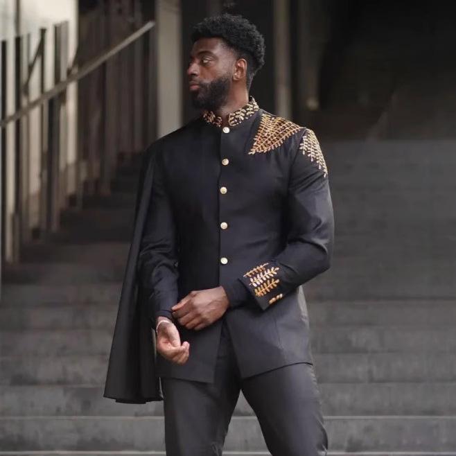 2 Piece Men Suits for Wedding Formal Party Groom Tuxedo Slim Fit Retro Court Style  Occasion Groomsman Tailor-Made