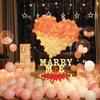Romantic Scene Indoor Decor: LED Letter Lights for Proposal or Surprise
