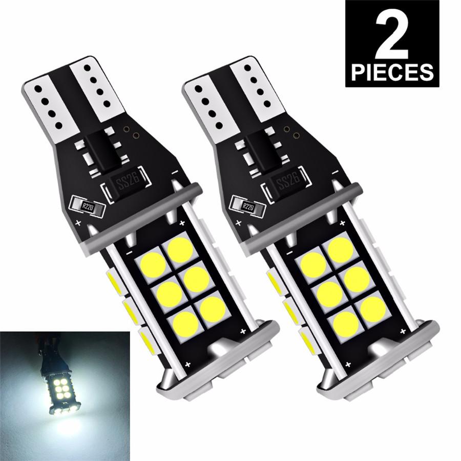 This High Power T15 LED Bulb Is Powered by 18 Pieces 3030 SMD LED Chips On Top with 6 Pieces 3030 SMD LED Chips On the Sides.