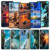 Phone Case For Xiaomi Redmi Note 14 13 12 5G 11 10 Pro Plus 4G 9S 9 14C 13C 12C 10C 9C 9A Beach Scene At Sunset On Sea Palm Tree