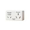 International 10A to 16A Multi-function Air Conditioner Plug Adapter, Dual 16A High-Power Socket Strip