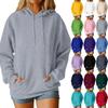 Topuri Dama Maneca Lunga Tricouri cu Guler Rotund Moda de Toamna Casual Business Tunici Bluze
