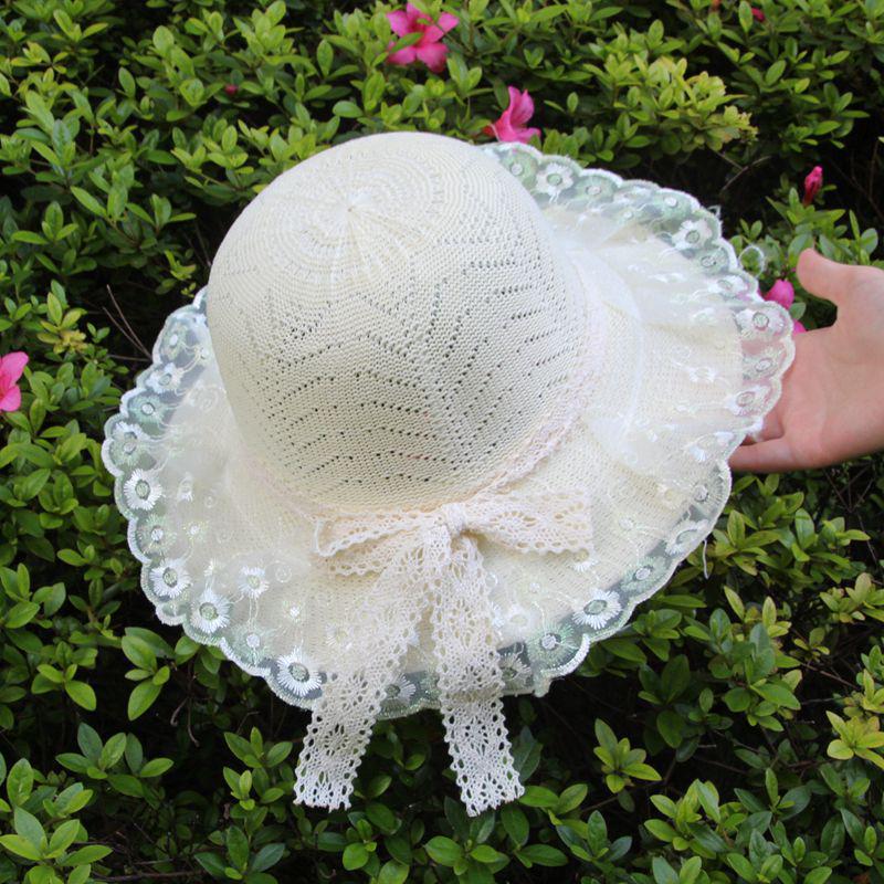 Women's Summer Sun Protection Straw Hat with Face Covering - Breathable Korean Style Beach Hat