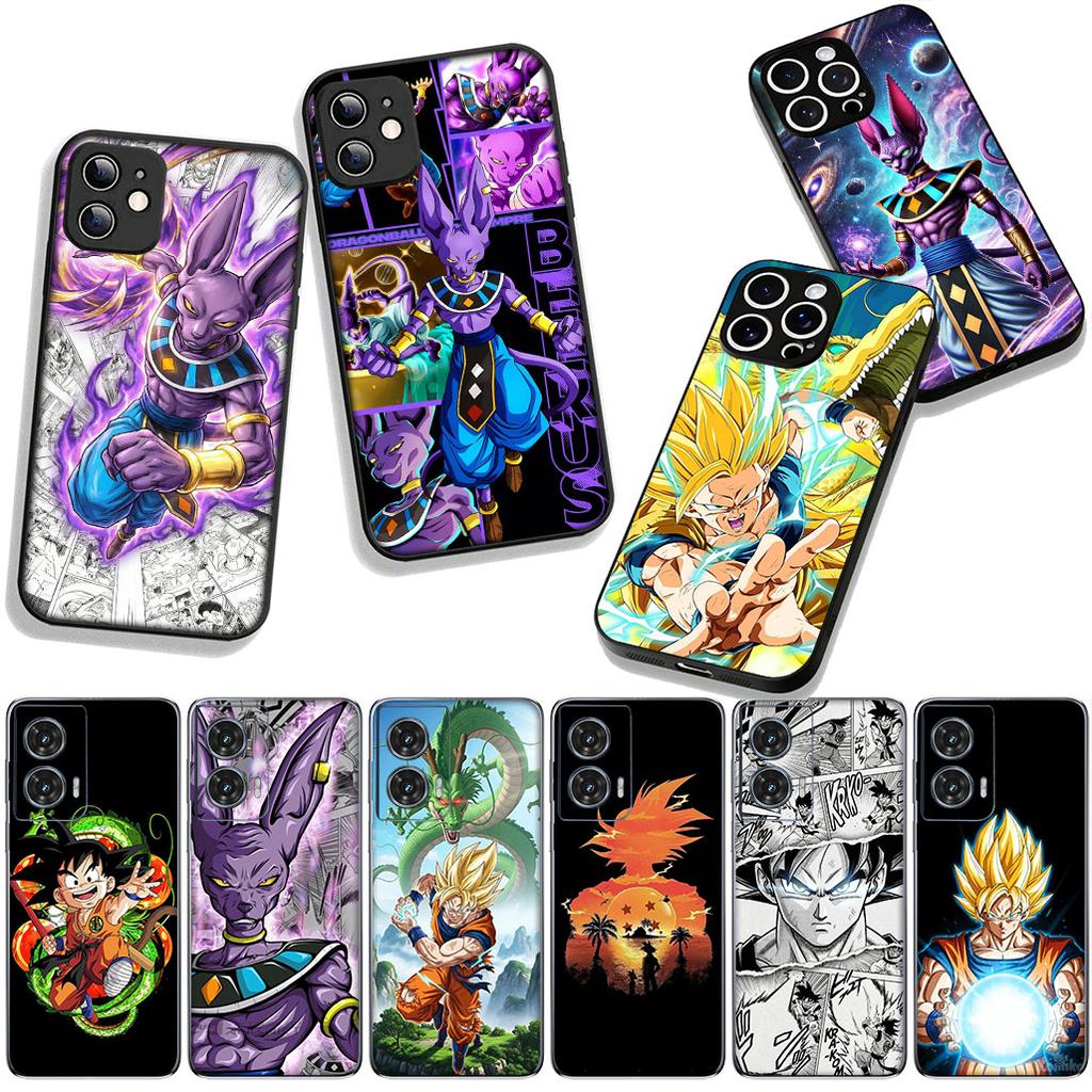 Beerus Dragon Gokus Ball DragonBalls for Motorola Moto Edge 70 60 Fusion 40 NEO Pro G56 G96 G71 G73 G52 G41 G42 G50 G51 Case