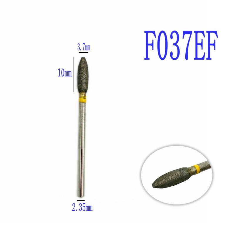 High Quality Fuly- Sintered Diamond HP Polisher Grinder for Polishing Trimming Drill 2.35mm Shank Dental HP Polishing Burs
