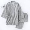 Kimono Robe Pigiami Abbigliamento Uomo Cotone Sottile Primavera Estate Abbigliamento per la Casa Largo Casual Set di Robe da Uomo
