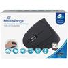 Souris Sans Fil - MEDIARANGE - MROS233 - Verticale - Gaucher - Noir