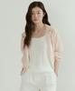 Lingseoul Whole Garment Knit Sleeveless-Ivory