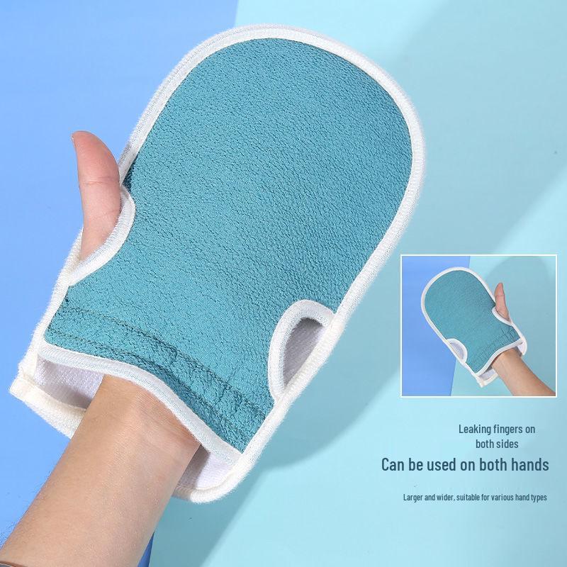 Universal Back Scrubbing Set: Bath Strap, Scrubbing Towel & Bath Pouf