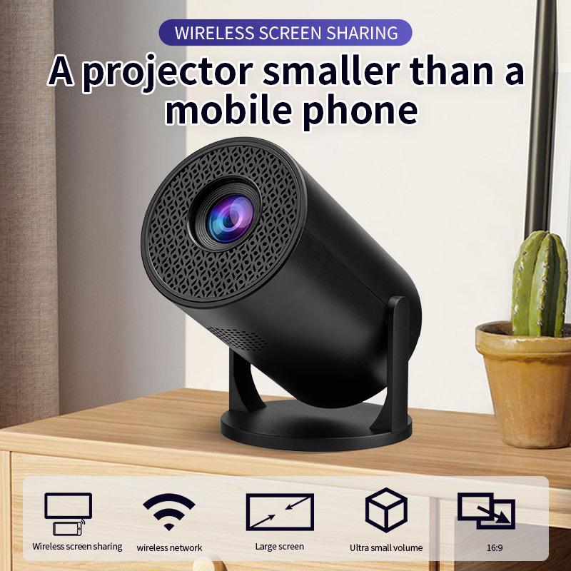 M5pro Mini HD Portable Home Projector - Wireless & Wired Connectivity
