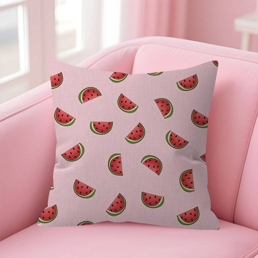 Luxury Watermelon Pattern Design Pillow Anime Pillow Sofa Bed Head Pillow Cover Cushion Cover 45x45 Cm Fashion