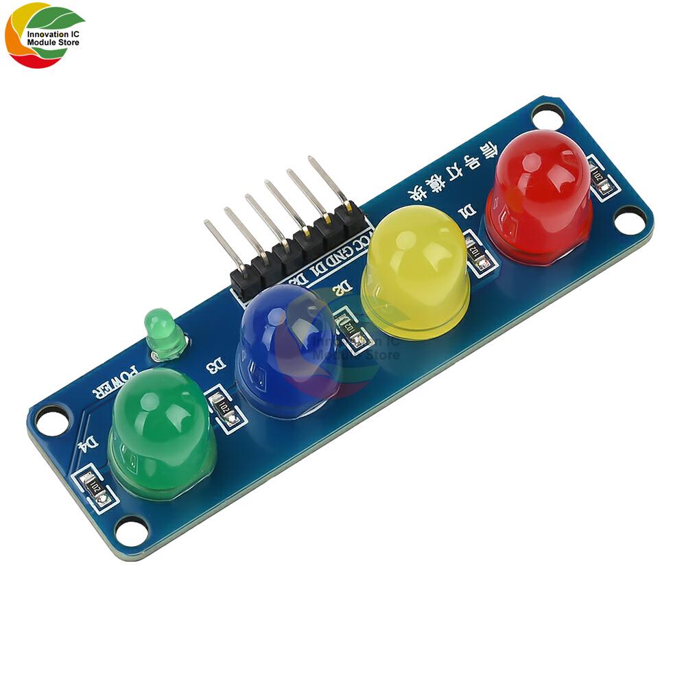 DC 3,3-5V ST009 Vier-Positionen-LED-Modul LED-Signallichtmodul Ampelmodul
