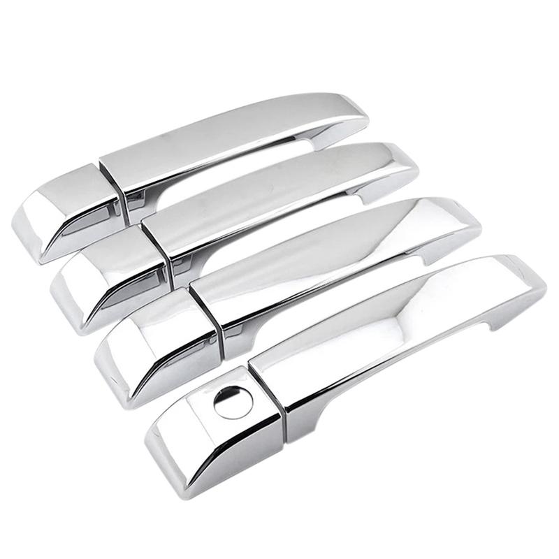 A51K-Silver Door Handle Covers Trim For Land Rover Range Rover L322 2002-2012