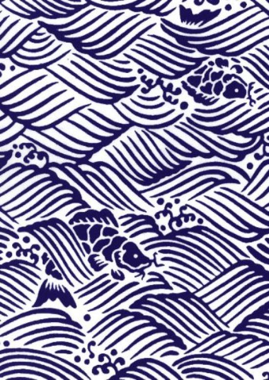 

Edoten Todaya Shoten Тэнугуи Араисо 768 Нива-дзомэ (полотенце для рук)