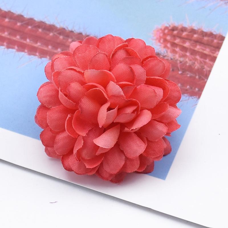 30Pcs Artificial Flower Pingpong Chrysanthemum for Wedding Wall Christmas Home Decoration Diy Gift Wreath Hot Sales High Quality