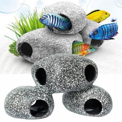 Fish Tank Cave Stone Resin Stone Cave Ornaments Landscaping Accessories For Fish Tank Aquarium Decoration Background