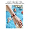 POEDAGAR Luxury Quartz Watch Elegant Fashion Red Dial Waterproof Ladies Leather Watches Women High Quality