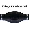 Strong Rubber Bulb Hand Pump 10mm Diameter Oil Transfer Tool Simple to Operate for Yachts Motorcycles Outdoor Equipment