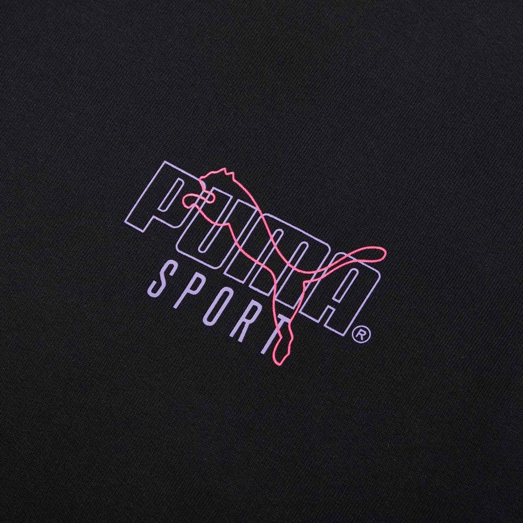 Puma Sweatshirts Women's Black Crew Neck Moderate Regular 598128-01