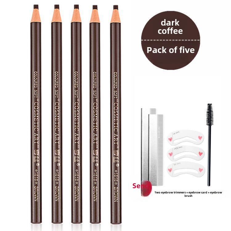 Hens 1818 Waterproof & Sweat-Proof Eyebrow Pencil with Tear-Off Powder