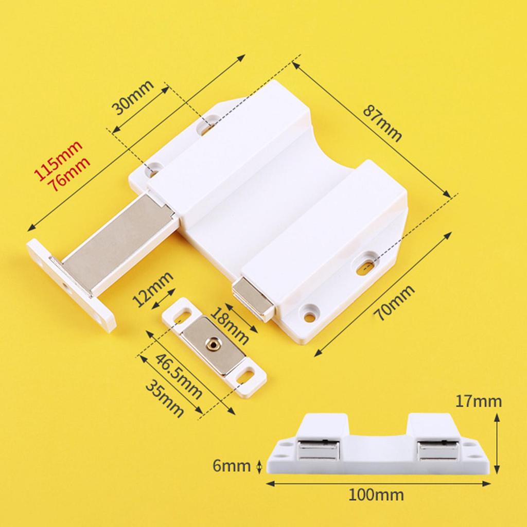 Door Catch for Kitchen Cabinet, Strong Cupboard Closures for Cabinet Latches Cabinet Closer