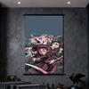 Demon Slayer Tanjiro & Rengoku Flame Guardian XL Self-Adhesive Canvas